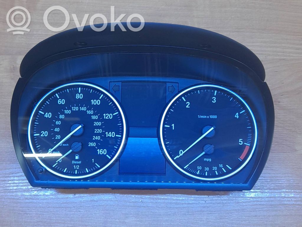 BMW 3 E90 E91 Speedometer (instrument cluster) 