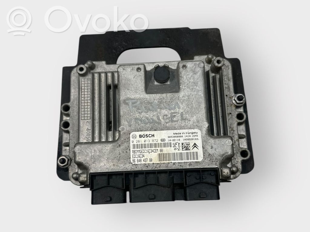 Citroen Berlingo Calculateur moteur ECU 