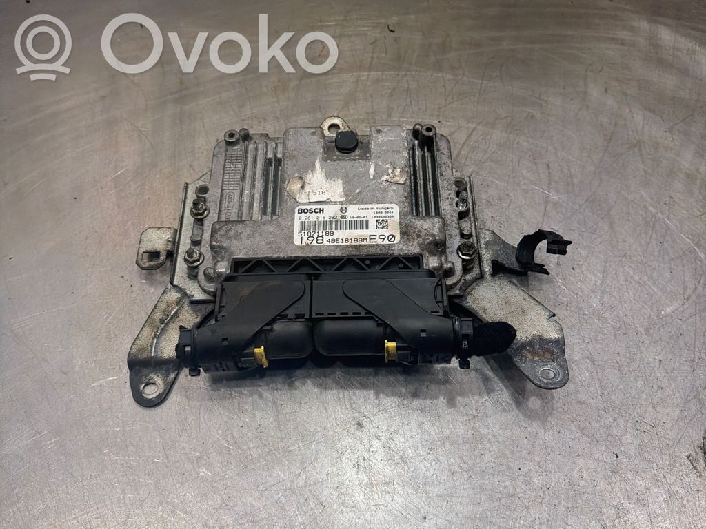 Engine control unit/module   0281016202,4BE161BBM,51871189