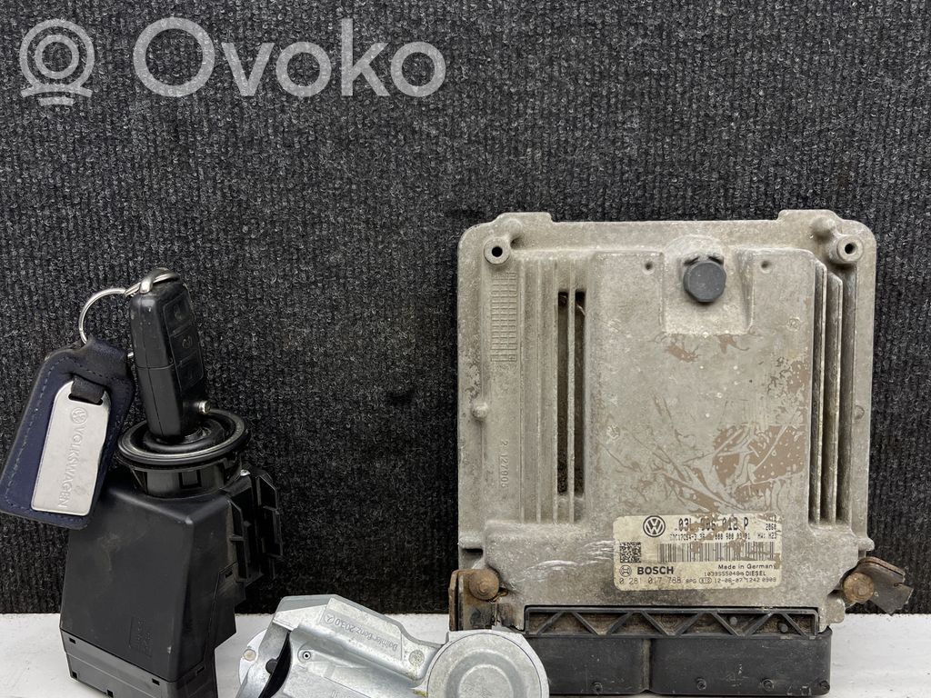 Volkswagen Crafter Moottorinohjausyksikön sarja ja lukkosarja 