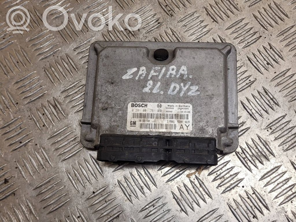 Engine control unit/module   90582540,28SA3905,0281001751