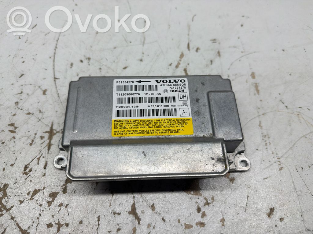 Volvo S80 Airbag control unit/module 