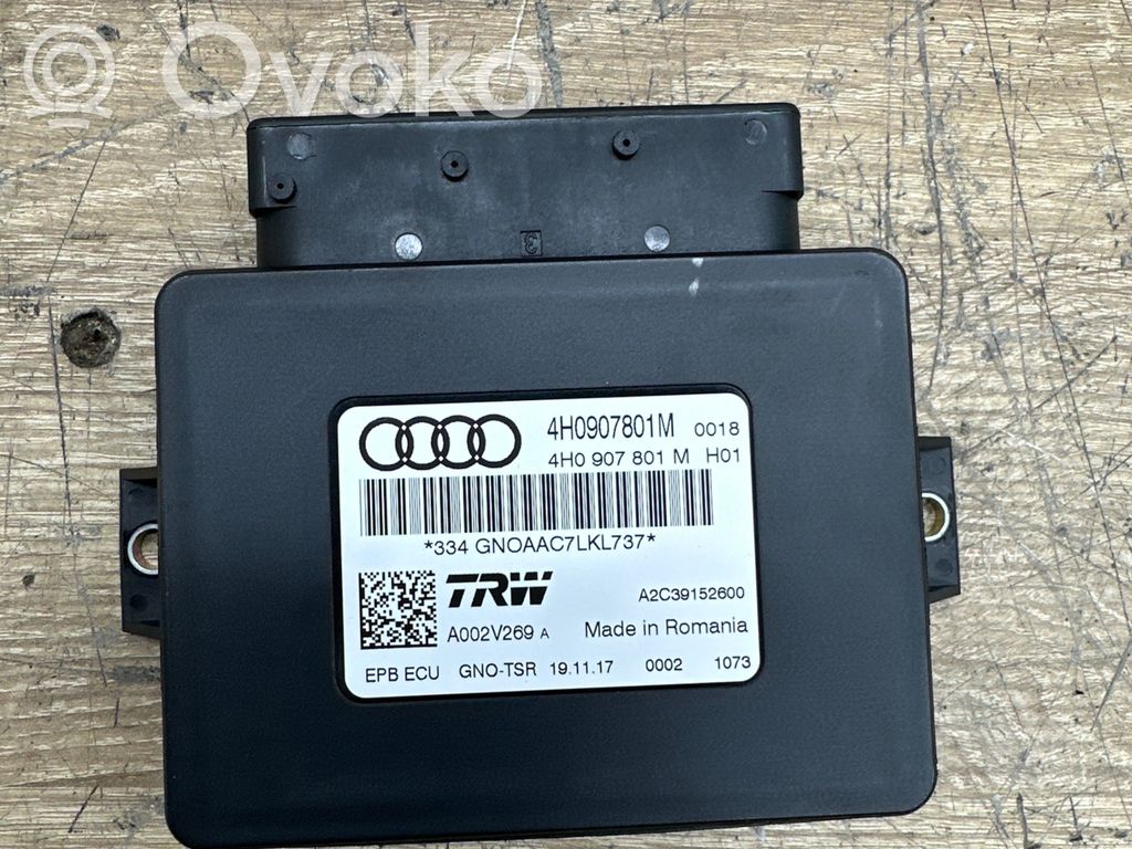 Audi A6 S6 C7 4G Hand brake control module 