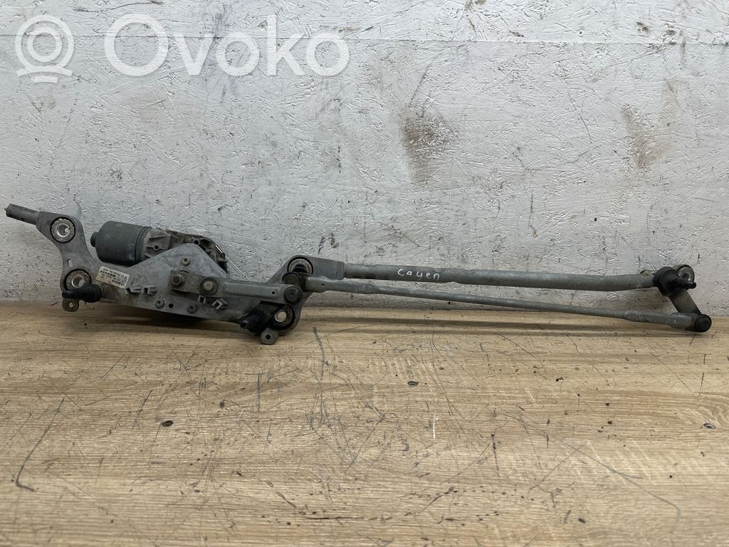 Porsche Cayenne (92A) Mechanizm i silniczek wycieraczek szyby przedniej / czołowej 