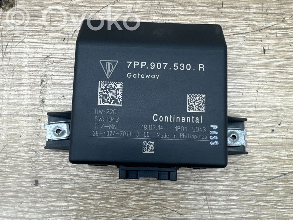 Porsche Cayenne (92A) Gateway control module 
