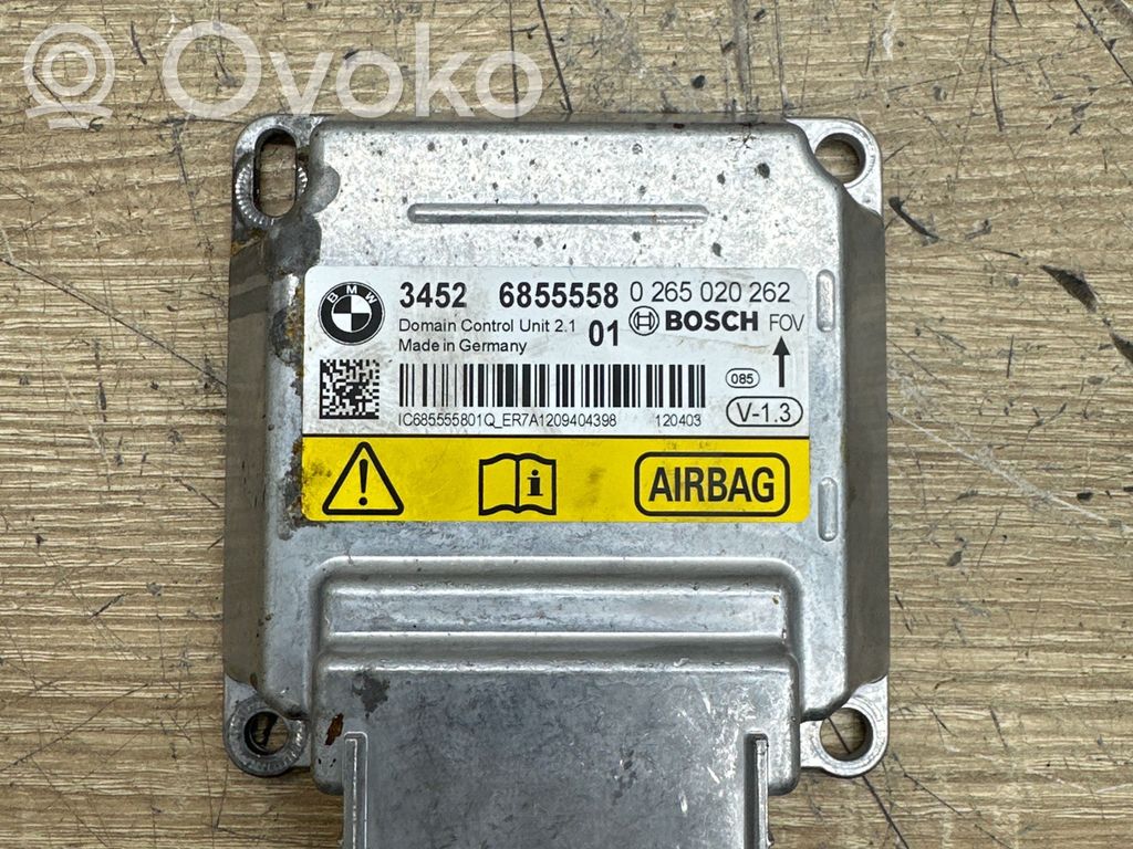 BMW 3 F30 F35 F31 Turvatyynyn ohjainlaite/moduuli 