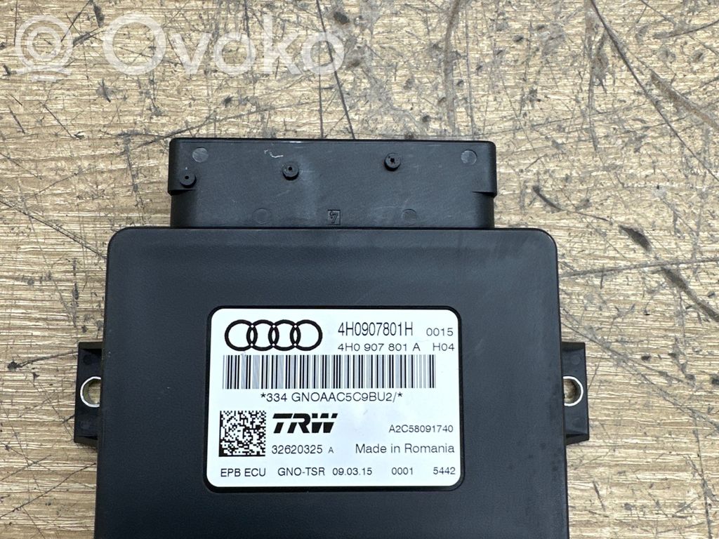 Audi A6 S6 C7 4G Hand brake control module 