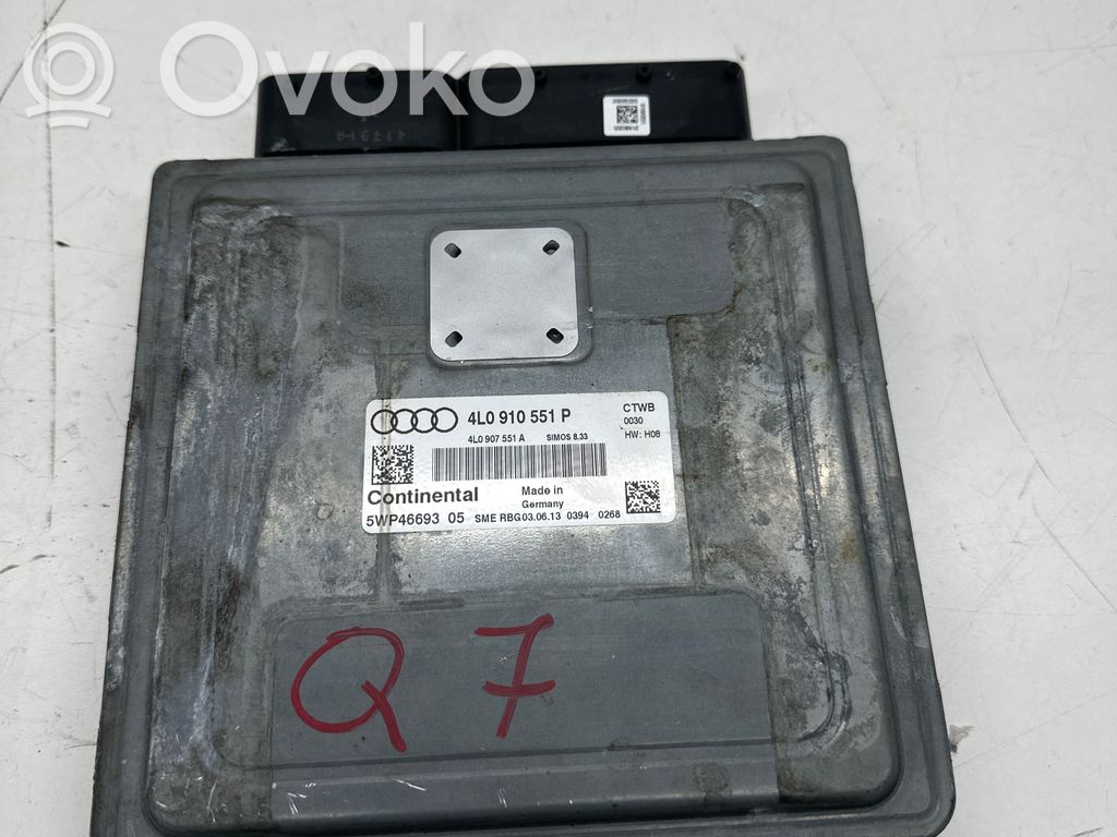 Engine control unit/module   4L0907551A,5WP466935,4L0910551P