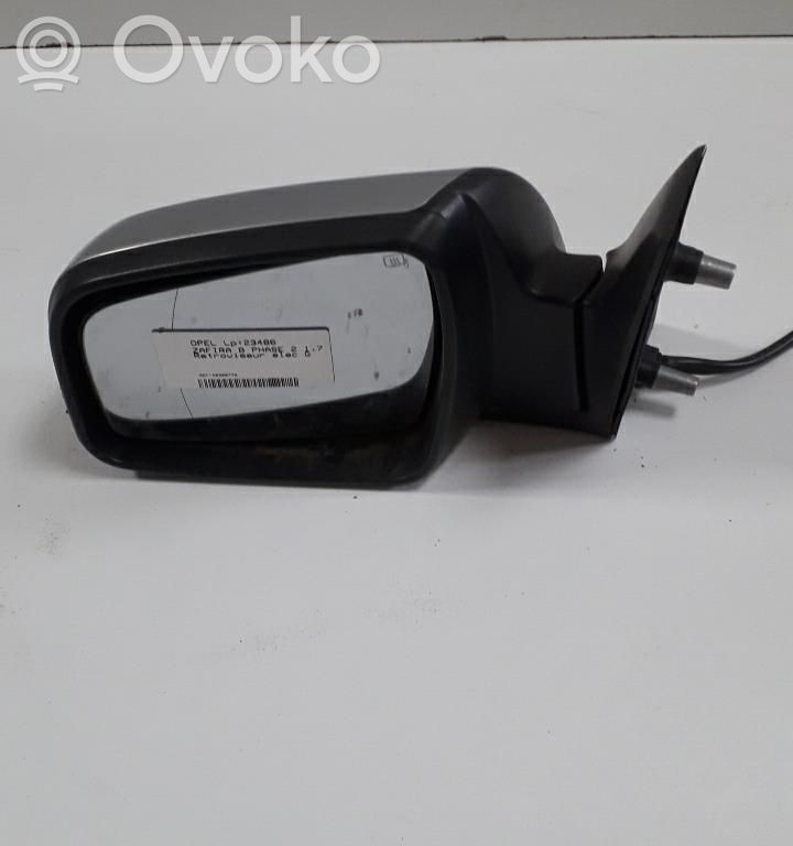 Opel Zafira B Manualne lusterko boczne drzwi przednich 