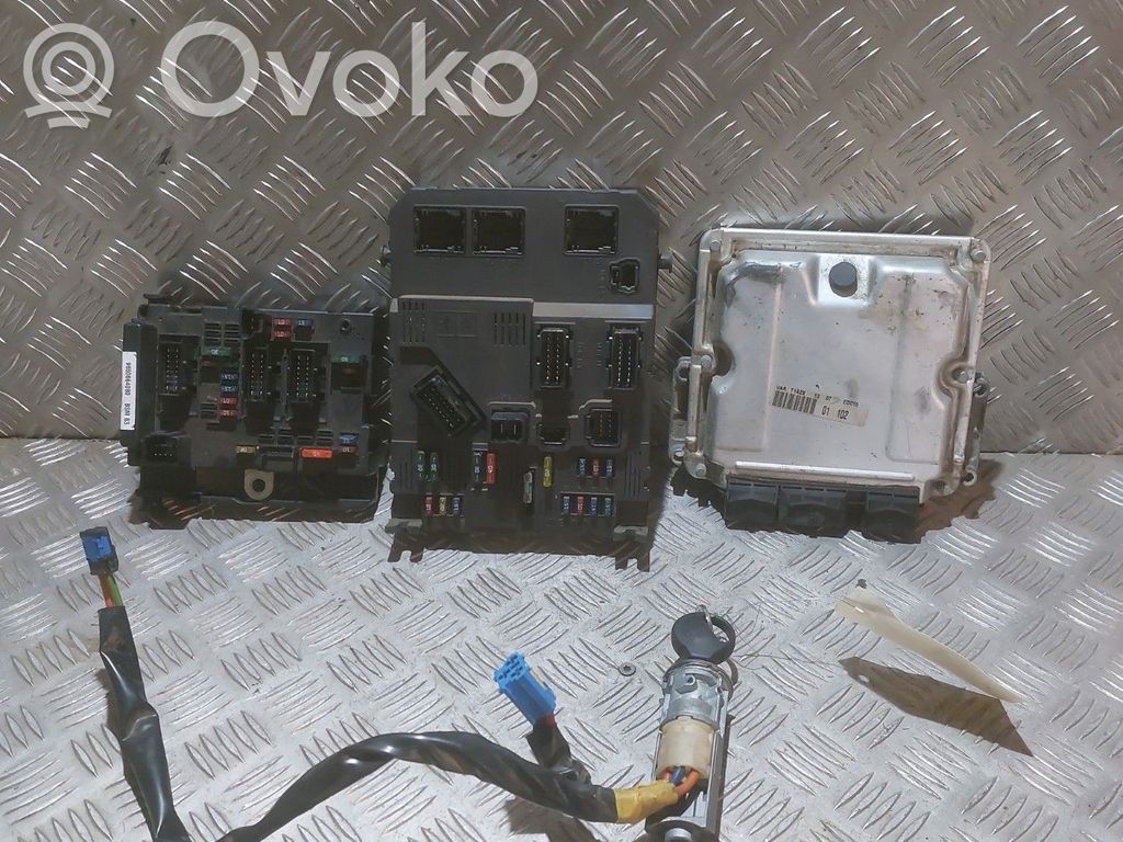 Peugeot 206 Engine ECU kit and lock set 