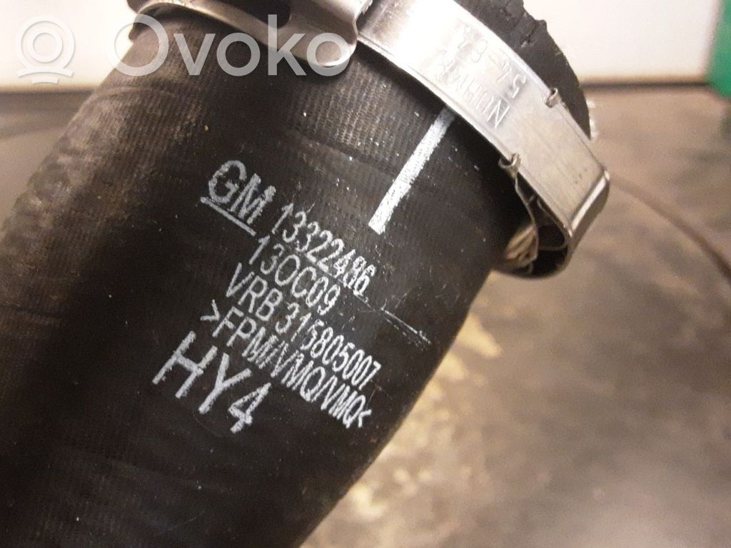Opel Zafira B Furtun/conductă intercooler 