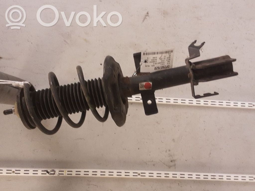 Front shock absorber with coil spring