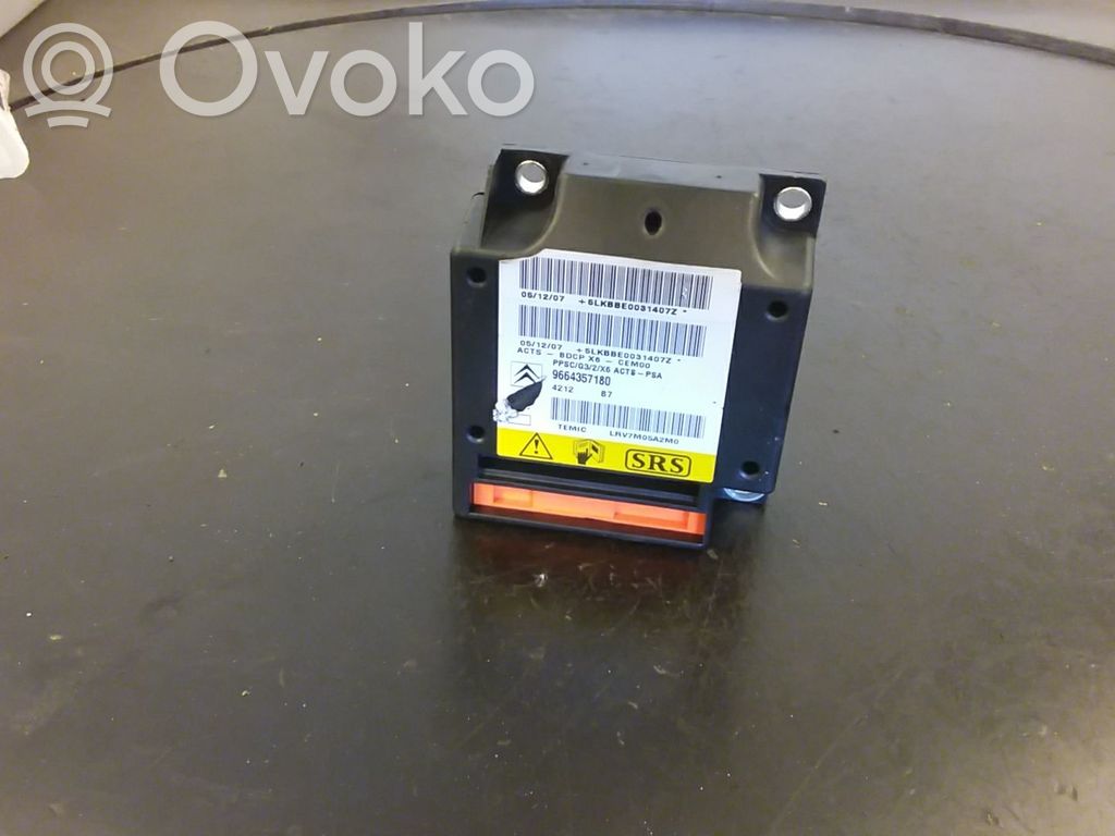 Citroen C6 Airbagsensor Crashsensor Drucksensor 