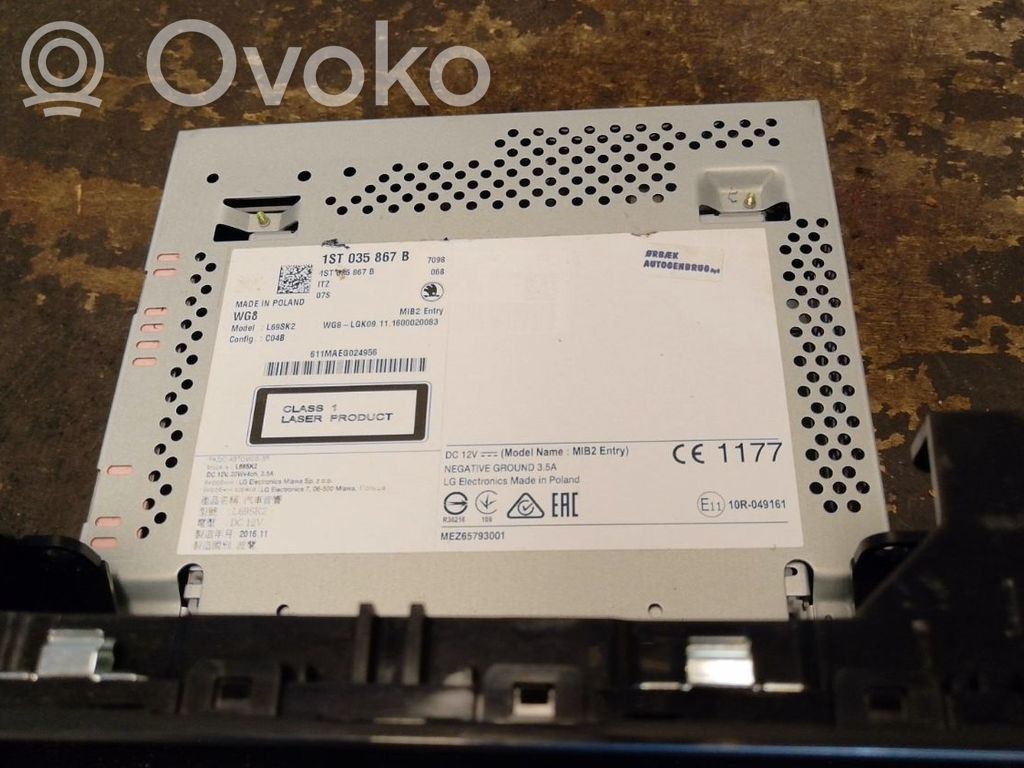 GPS navigation control unit/module   1ST035867B