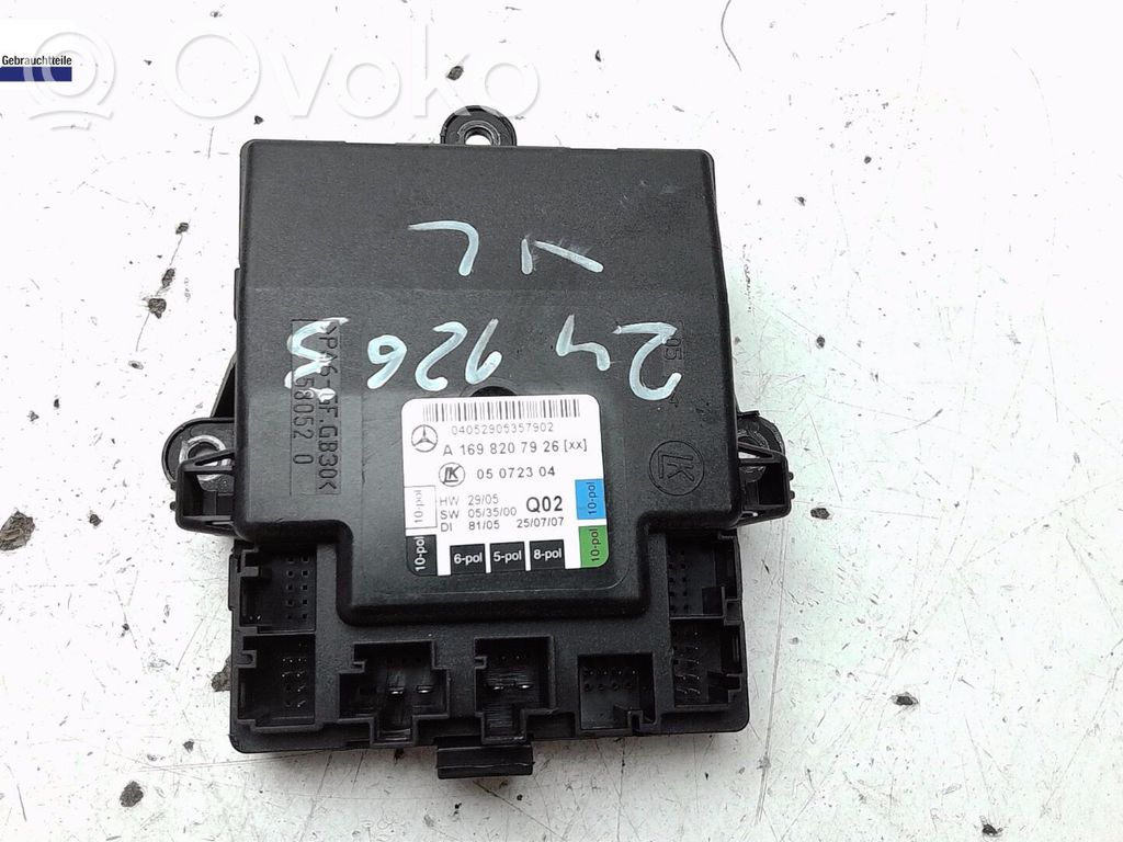 Mercedes-Benz A W169 Module de contrôle airbag 