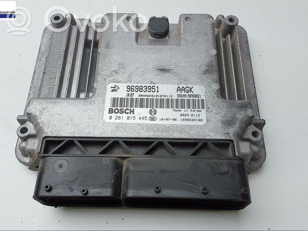 Chevrolet Cruze Engine control unit/module 