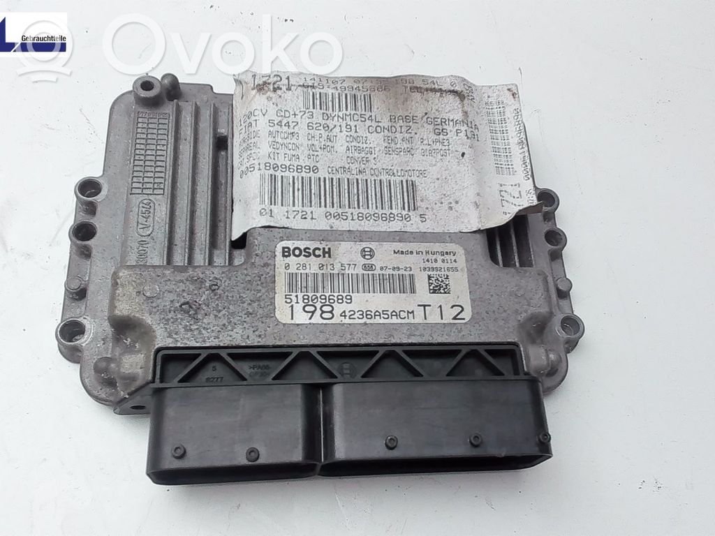 Fiat Bravo Engine control unit/module 