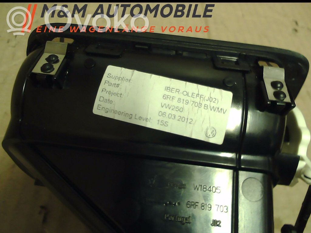 Volkswagen Polo V 6R Console centrale 