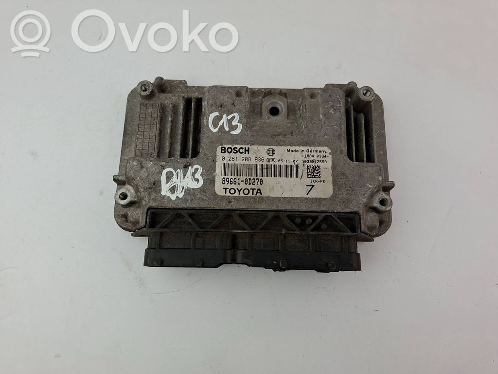 Toyota Yaris Engine control unit/module 