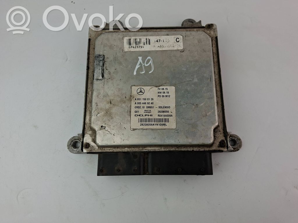 Mercedes-Benz C W204 Engine control unit/module 