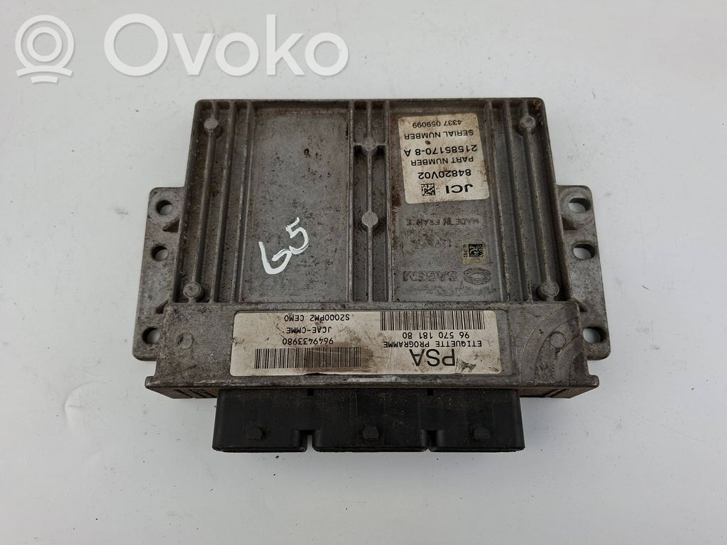 Citroen C4 I Engine control unit/module 