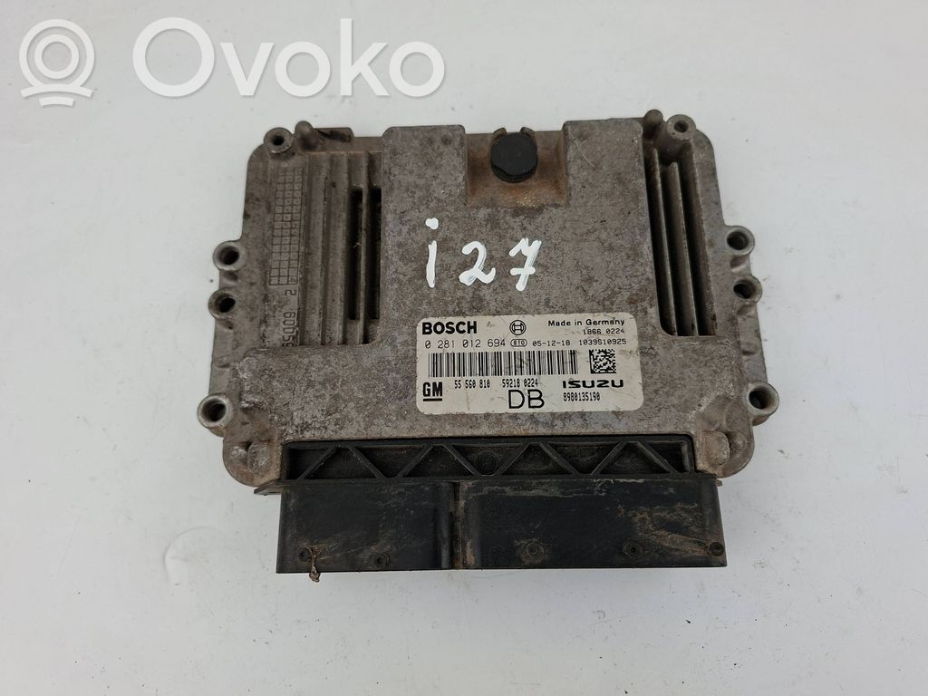 Opel Astra H Engine control unit/module 