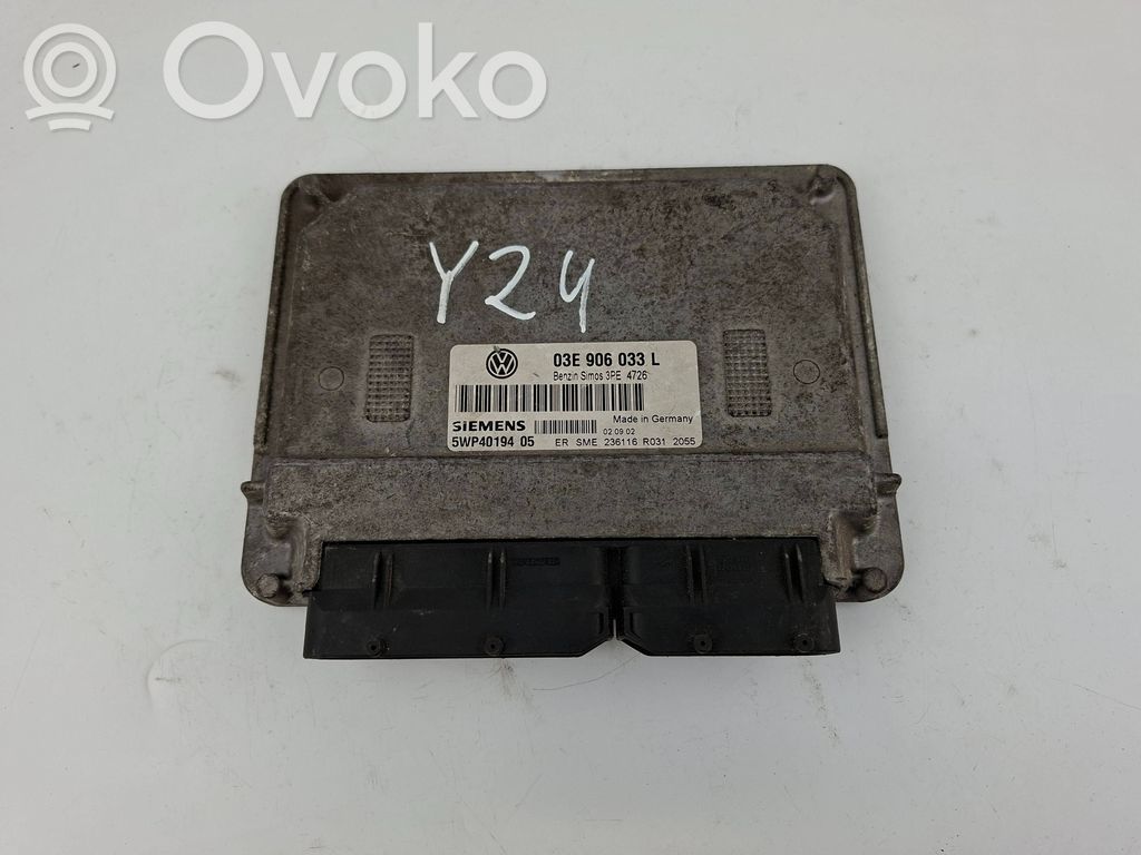 Volkswagen Polo IV 9N3 Engine control unit/module 
