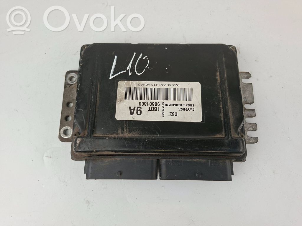 Engine control unit/module   96801800,5WY5407A