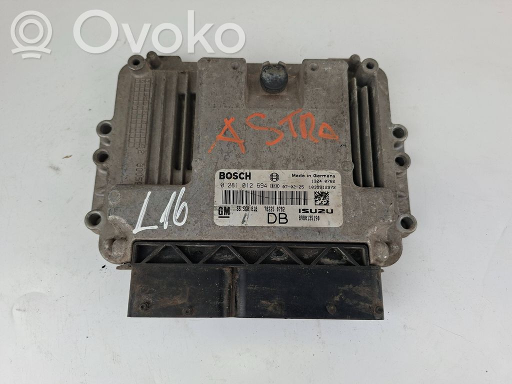 Engine control unit/module   8980135190,0281012694