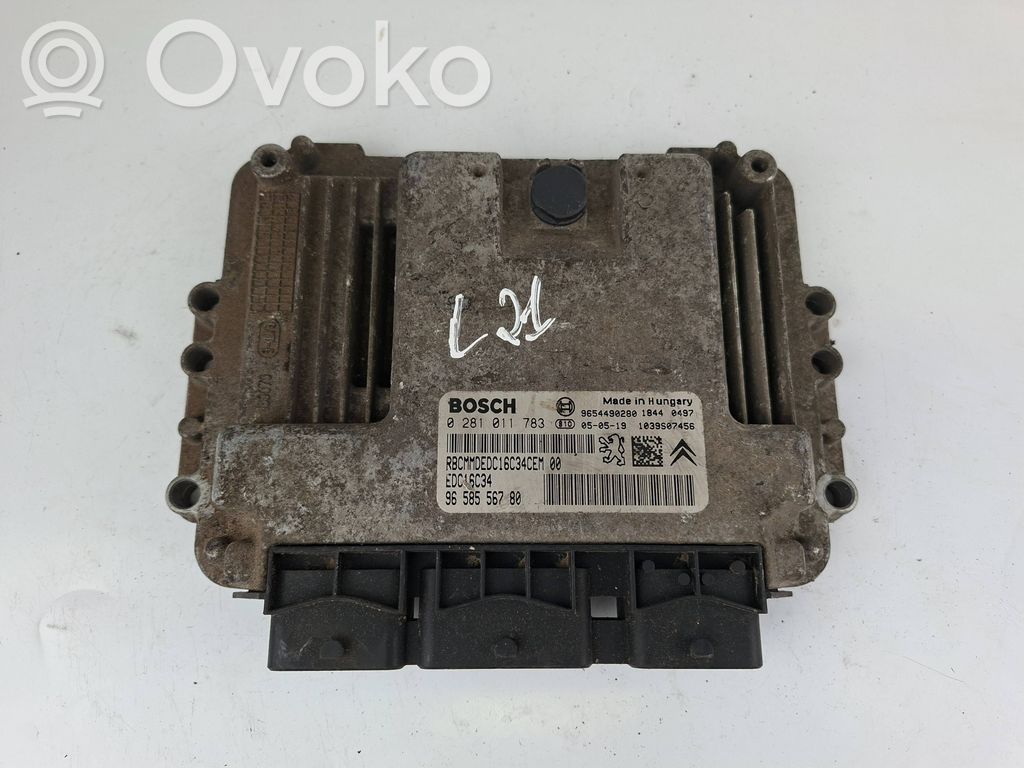 Peugeot 206 Engine control unit/module 