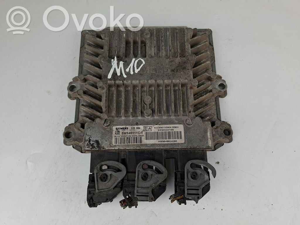 Engine control unit/module   9653447380,5WS40111C