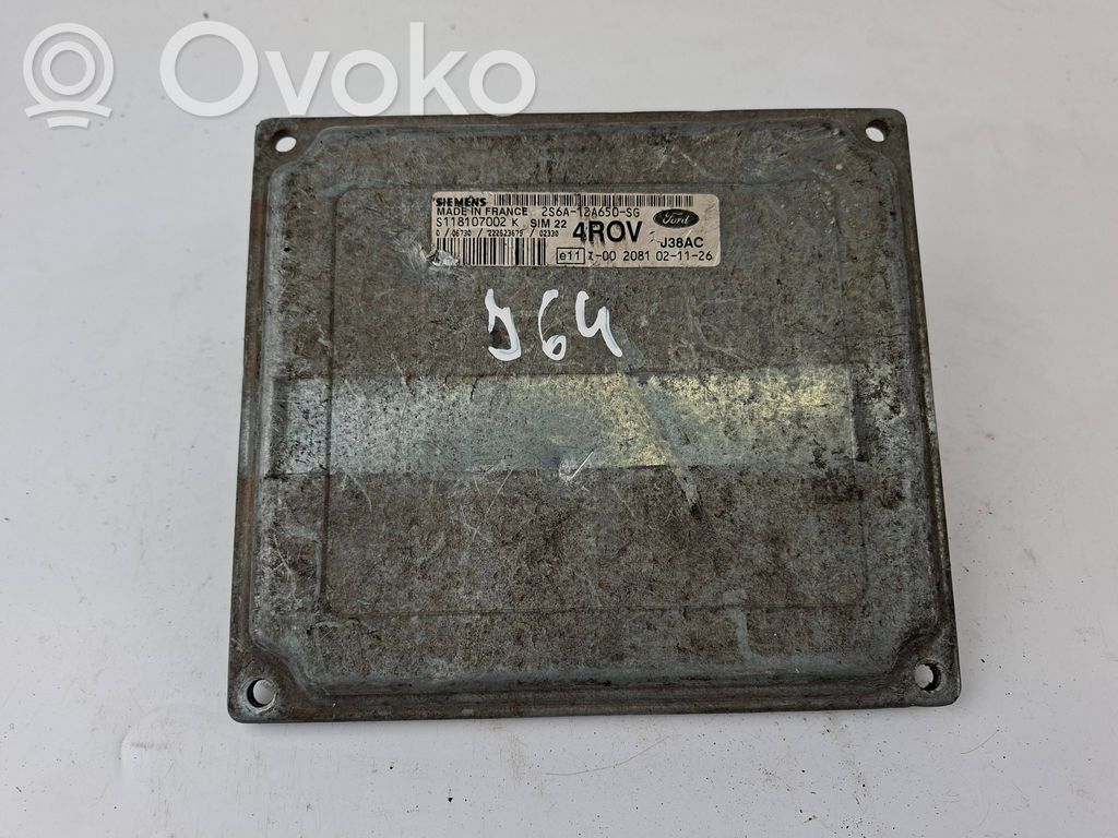 Engine control unit/module   2S6A12A650SG,S118107002K