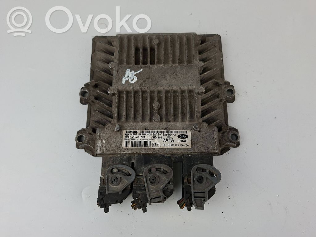 Engine control unit/module   3N1112A650AA,5WS40070A
