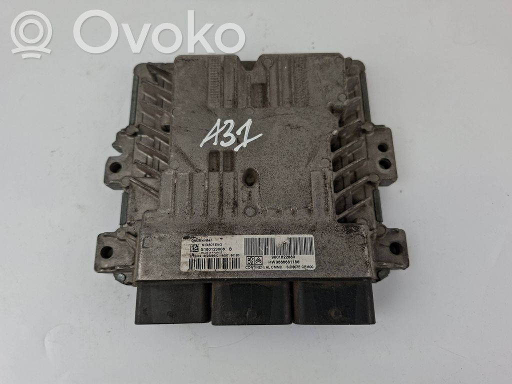 Peugeot 508 Engine control unit/module 