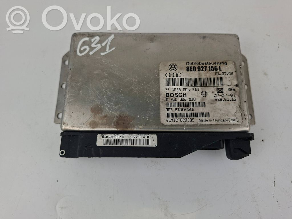 Audi A4 S4 B6 8E 8H Unitate/modul de control cutie de viteze 