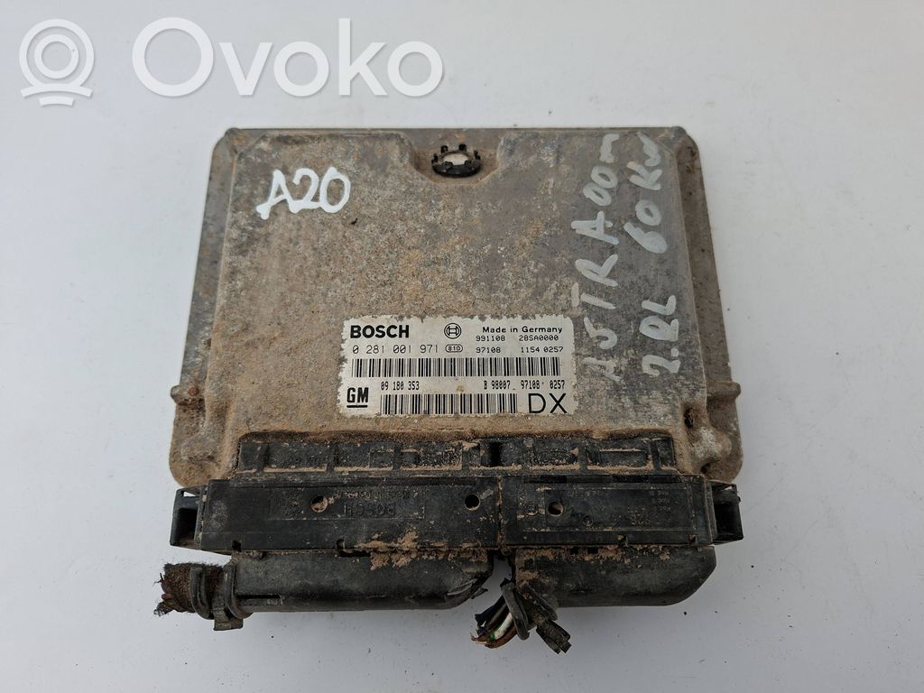 Engine control unit/module   09180353,0281001971