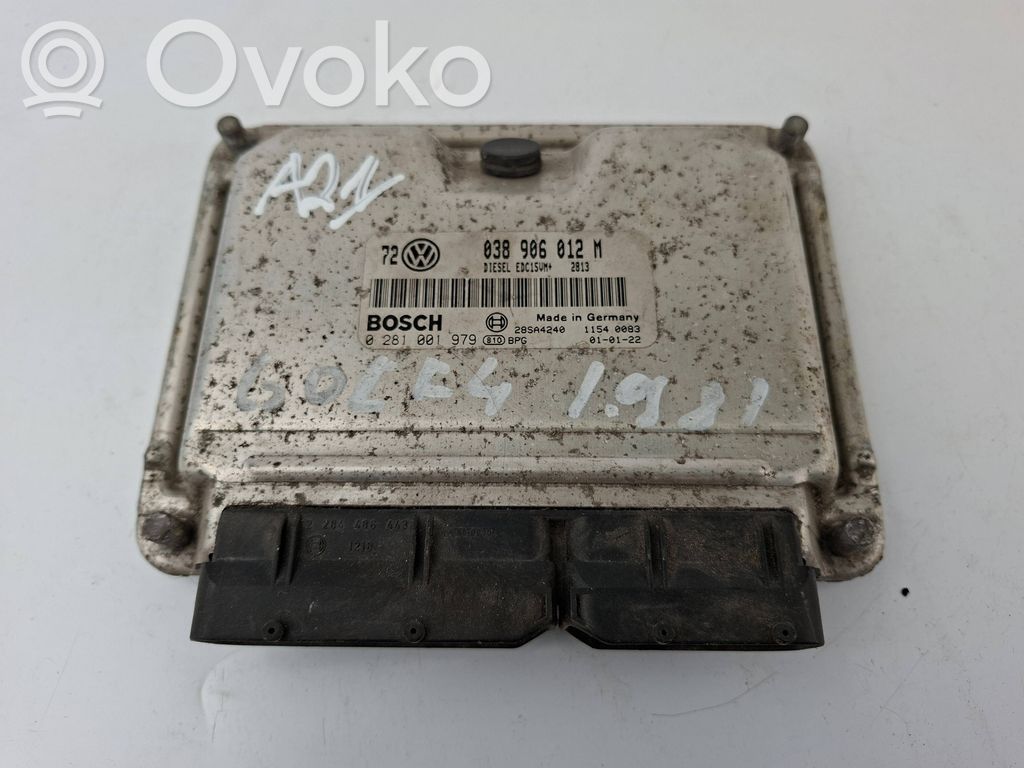 Engine control unit/module   038906012M,0281001979