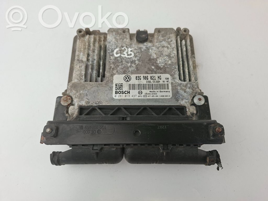 Volkswagen PASSAT B6 Engine control unit/module 