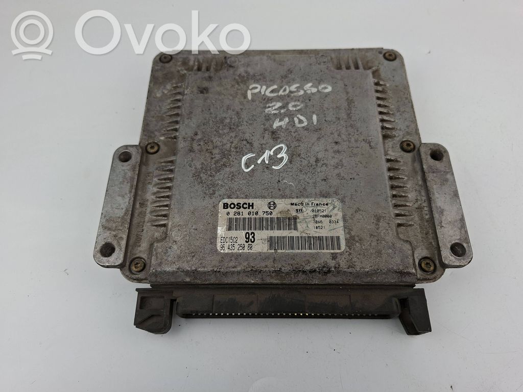 Citroen C4 I Picasso Engine control unit/module 