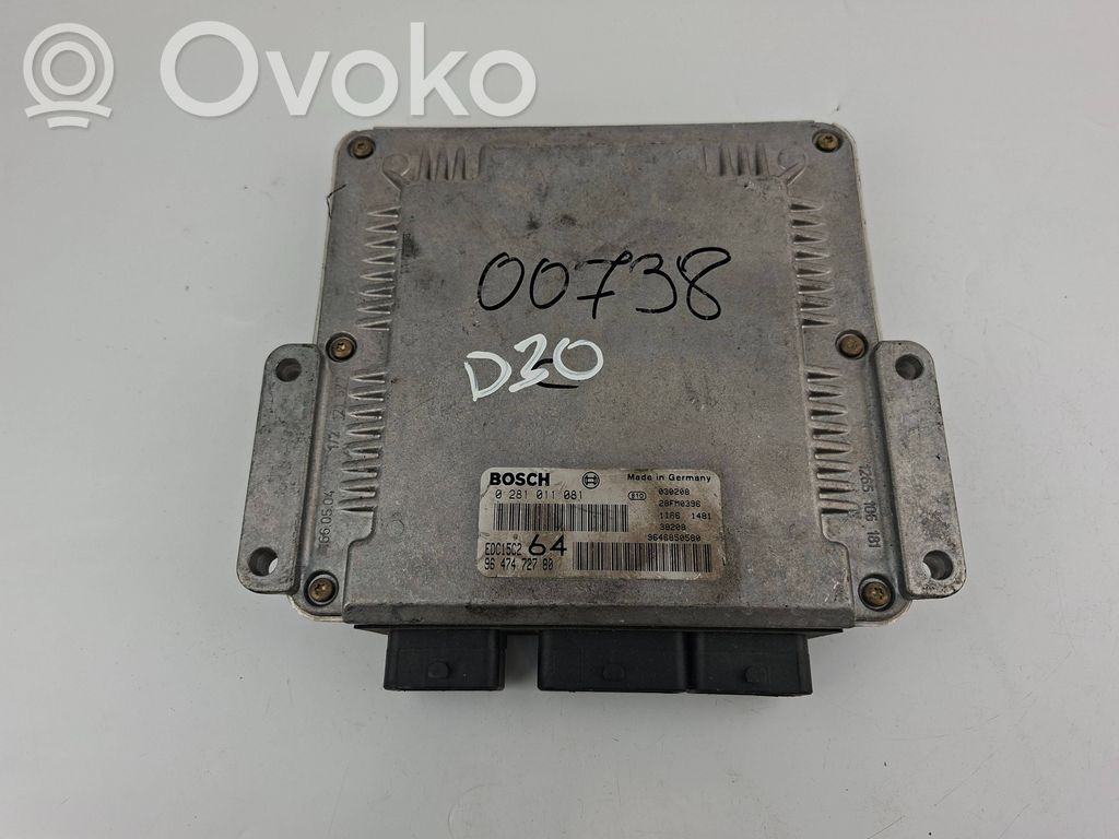 Peugeot 307 Unidad de control/módulo del motor 