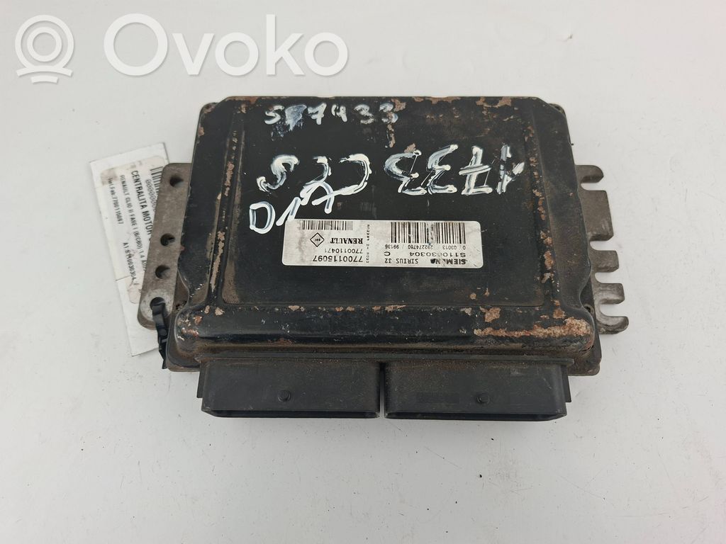Renault Clio II Calculateur moteur ECU 