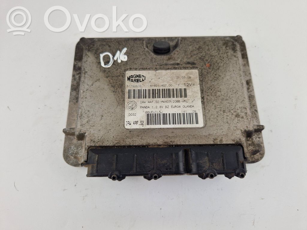 Fiat Panda II Sterownik / Moduł ECU 