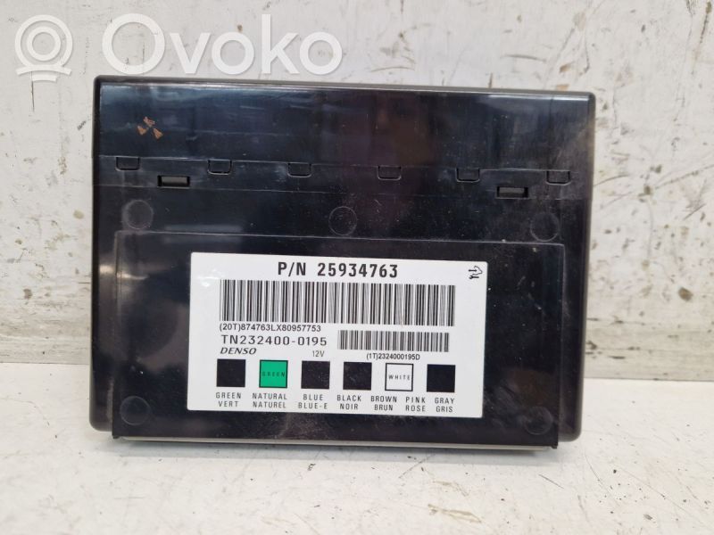 Other control units/modules   25934763,25934763