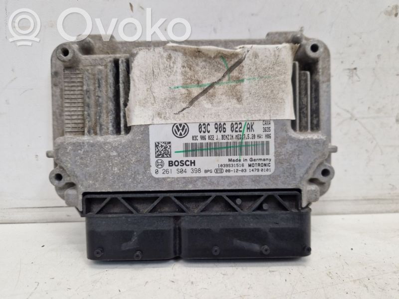 Unidad de control/módulo del motor   03C906022AK,0261S04398,0261S04398,03C906022AK