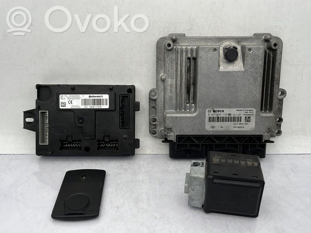 Renault Clio IV Engine ECU kit and lock set 