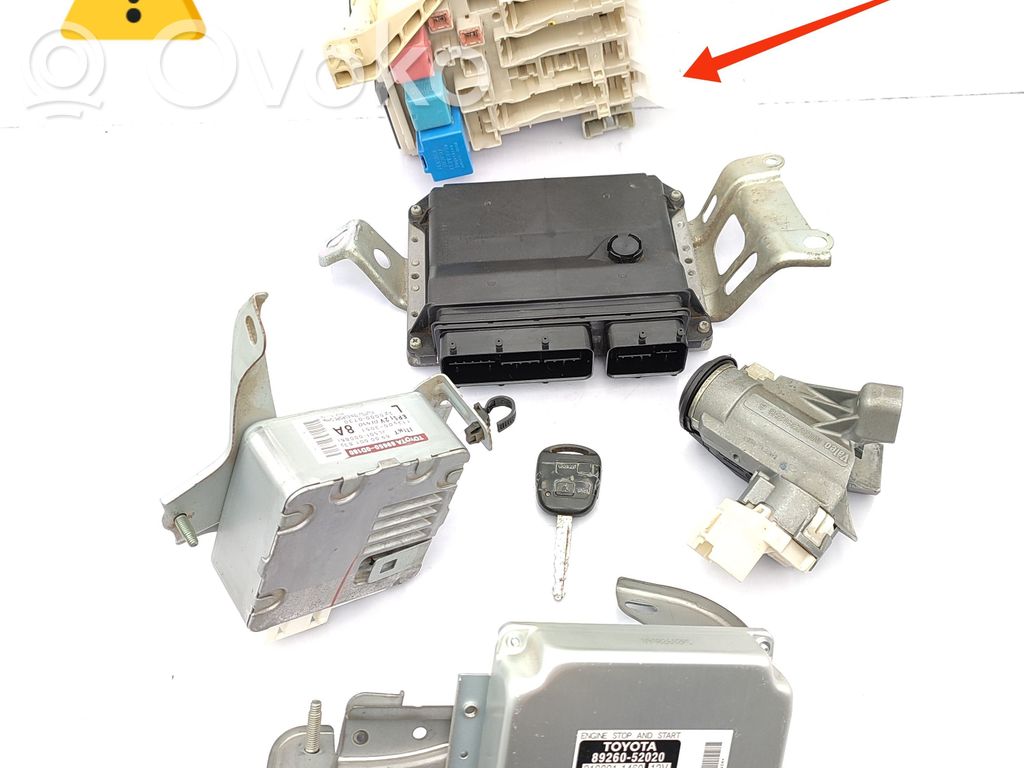 Toyota Yaris Engine ECU kit and lock set 