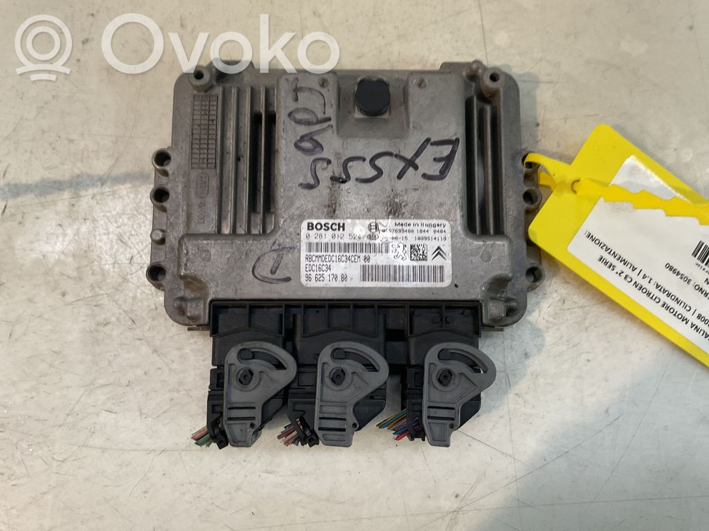 Citroen C3 Calculateur moteur ECU 
