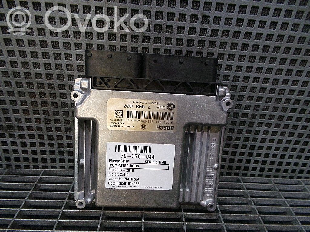 BMW 5 E60 E61 Unidad de control/módulo del motor 