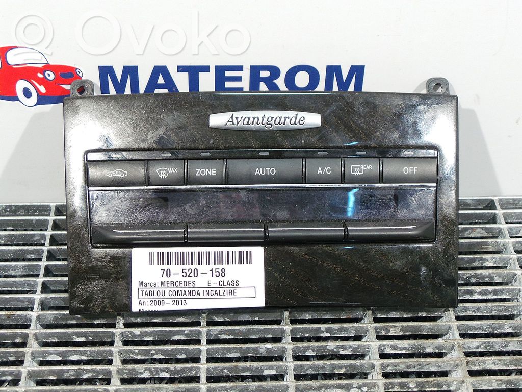 Mercedes-Benz E W212 Unitate control climatizare