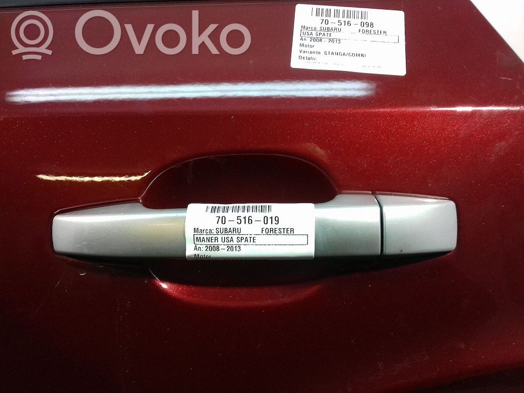 Subaru Forester SH Manecilla externa puerta trasera 